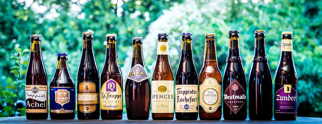 เบียร์จากกลุ่ม Trappist หลายยี่ห้อหาซื้อได้ที่ซูเปอร์มาเก็ตใกล้บ้านท่าน