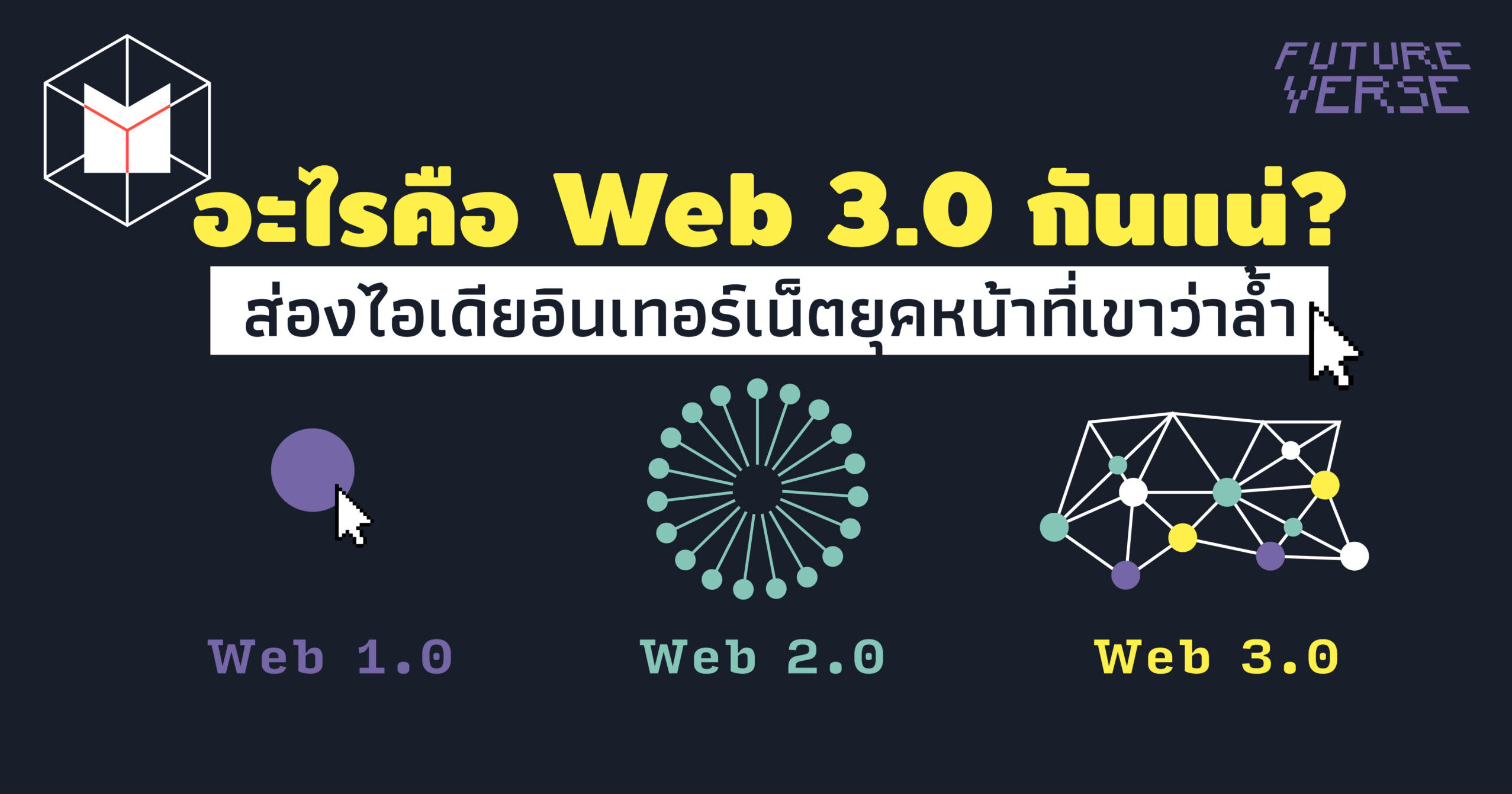 อะไรคือ Web 3.0 กันแน่? ส่องไอเดียอินเทอร์เน็ตยุคหน้าที่เขาว่าล้ำ